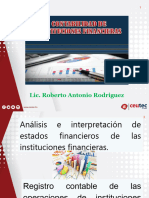 SEMANA 4 Análisis e interpretación de estados financieros de las instituciones financieras