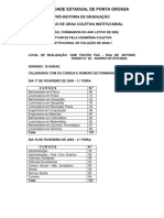 Universidade Estadual de Ponta Grossa