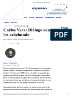 Carlos Vera Diálogo con los sabelotodo Pacto Correísmo PSC y ADN Artículo 