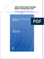 Download textbook Globalisation And Korean Foreign Investment Young Chan Kim ebook all chapter pdf 
