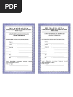 Kuisioner Gambaran Sikap Dan Perilaku Pemberian Vaksin TT 