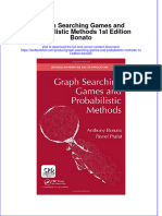 Textbook Graph Searching Games and Probabilistic Methods 1St Edition Bonato Ebook All Chapter PDF
