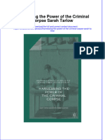 Download textbook Harnessing The Power Of The Criminal Corpse Sarah Tarlow ebook all chapter pdf 
