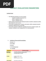 Download Project Evaluation Parameters by api-3849133 SN7309558 doc pdf