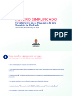 Lei #16.402 (2016) - Roteiro Simplificado - Parcelamento, Uso e Ocupação Do Solo Município de São Paulo