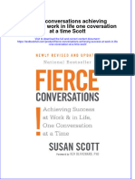 Download pdf Fierce Conversations Achieving Success At Work In Life One Coversation At A Time Scott ebook full chapter 