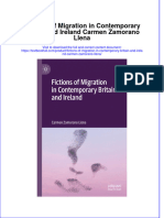 PDF Fictions of Migration in Contemporary Britain and Ireland Carmen Zamorano Llena Ebook Full Chapter
