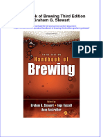 Textbook Handbook of Brewing Third Edition Graham G Stewart Ebook All Chapter PDF