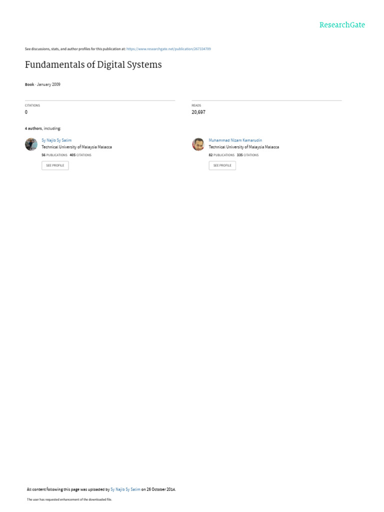 Isbat Digital systems | PDF | Logic Gate | Boolean Algebra