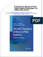 Download textbook Hiv Aids Treatment In Resource Poor Countries Public Health Challenges 1St Edition Max Essex ebook all chapter pdf 