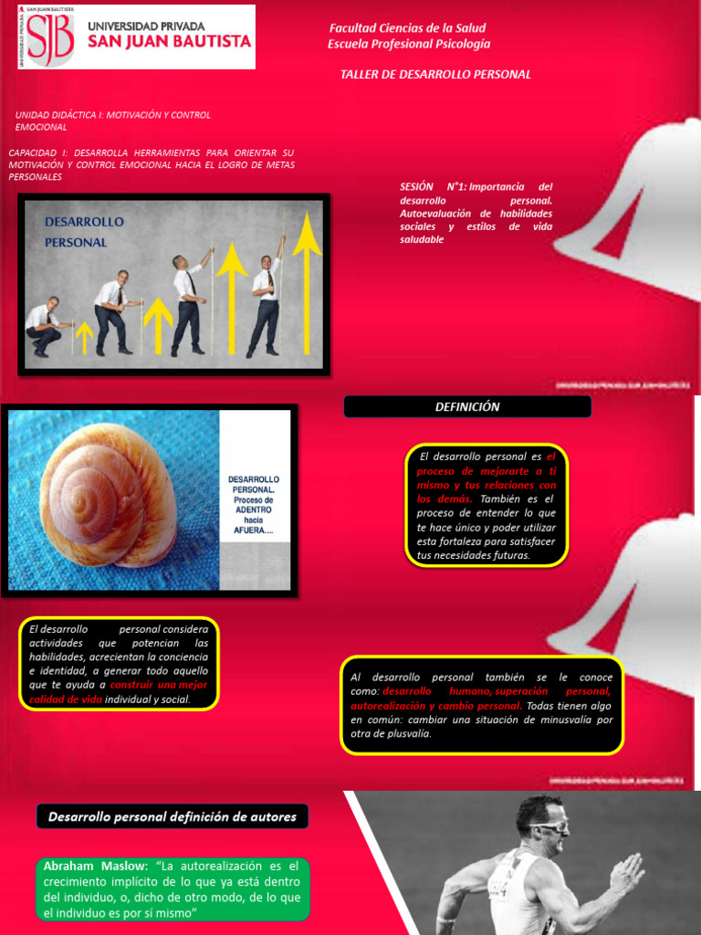 Desarrollo Personal y Motivación | PDF | Desarrollo personal | Las ...