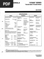 Manual de Servicio Motorola HT 600E UHF