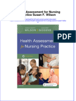 Download pdf Health Assessment For Nursing Practice Susan F Wilson ebook full chapter 