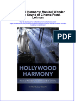 ebffiledoc_247Download textbook Hollywood Harmony Musical Wonder And The Sound Of Cinema Frank Lehman ebook all chapter pdf 