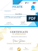 ACE Certificate