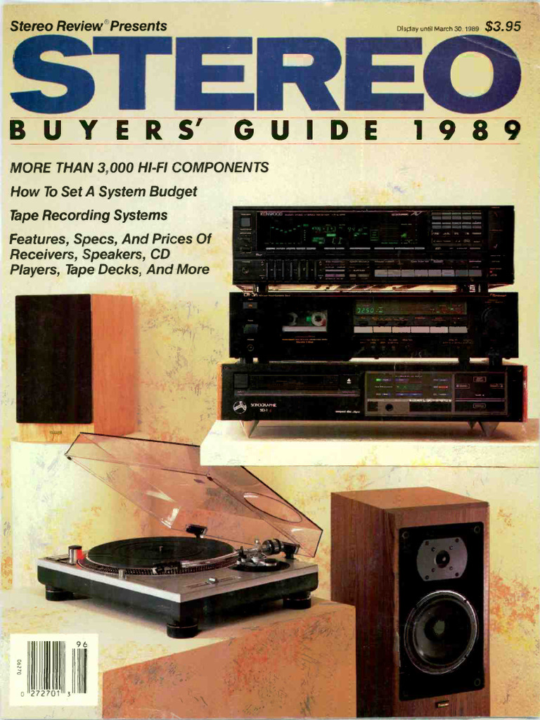 “REVELATION”レイヤ Stereo Directory 1989 | PDF | Loudspeaker | Sound Recording