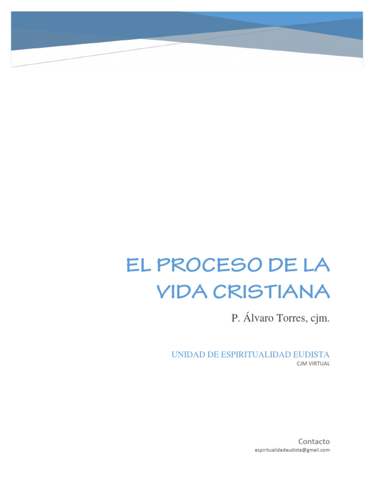 Proceso de la Vida Cristiana | PDF | Jesús | Cristo (título)