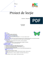 Proiect Didactic Sunetul Si Grupul de Litere Ge