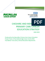 Cheshire Merseyside Primary Care Cancer Education Strategy 2020-2025