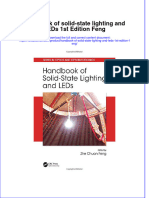 Textbook Handbook of Solid State Lighting and Leds 1St Edition Feng Ebook All Chapter PDF