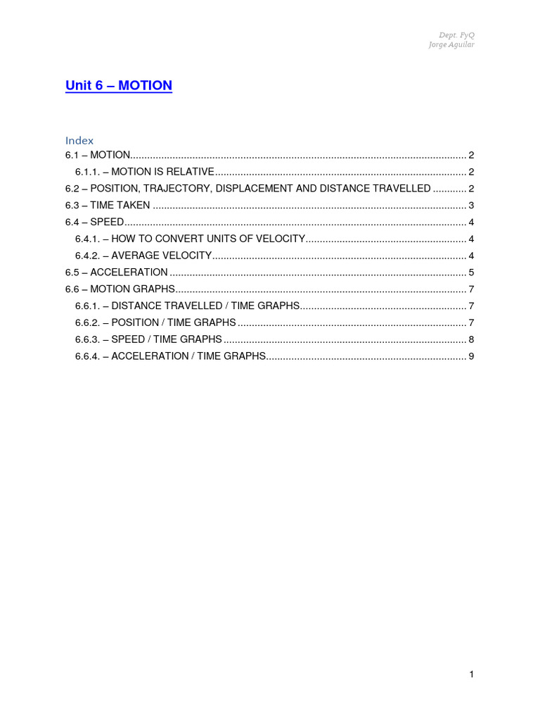 Understanding Motion: Key Concepts and Graphs | PDF | Acceleration | Speed