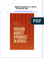 Download textbook Housing Market Dynamics In Africa El Hadj M Bah ebook all chapter pdf 