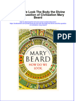 Download textbook How Do We Look The Body The Divine And The Question Of Civilization Mary Beard ebook all chapter pdf 