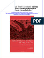 Download pdf Human Rights Between Law And Politics The Margin Of Appreciation In Post National Contexts Agha ebook full chapter 
