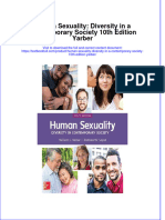 PDF Human Sexuality Diversity in A Contemporary Society 10Th Edition Yarber Ebook Full Chapter