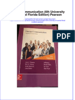 Textbook Human Communication 6Th University of Central Florida Edition Pearson Ebook All Chapter PDF