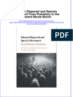 Download textbook Human Dispersal And Species Movement From Prehistory To The Present Nicole Boivin ebook all chapter pdf 