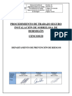 PTS-03-CAS-08 Procedimiento de Trabajo Instalación de Sobrelosa de Hormigón