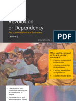 Lecture 7 Revolution or Dependency 2024