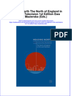 Textbook Heading North The North of England in Film and Television 1St Edition Ewa Mazierska Eds Ebook All Chapter PDF