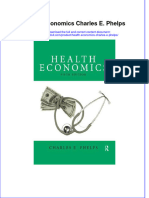 Download textbook Health Economics Charles E Phelps ebook all chapter pdf 