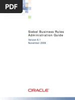 Siebel Business Rules Administration Guide: November 2008