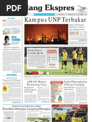 Koran Padang Ekspres Jumat 18 November 2011