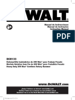 Manual y FT Rotomartillo Dewalt Dch133