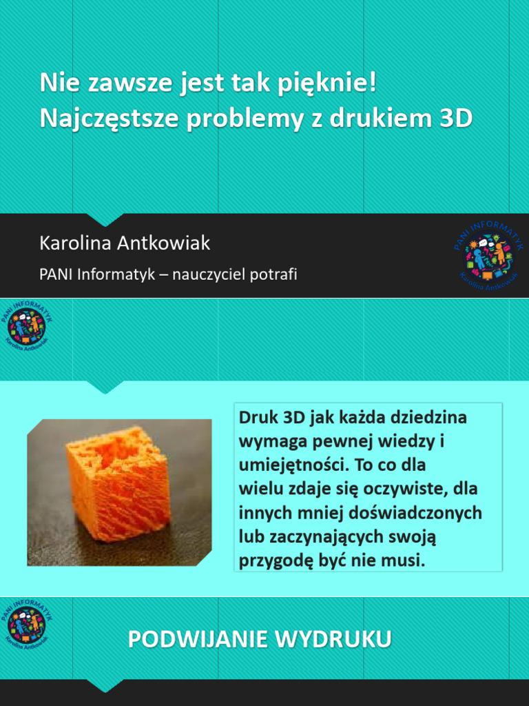 Problemy Z Wydrukami 3D | PDF