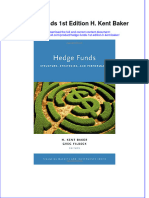 Download textbook Hedge Funds 1St Edition H Kent Baker ebook all chapter pdf 