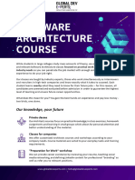 Software Architecture Course Syllabus GDE