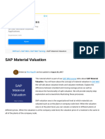 SAP Material Valuation Tutorial - Free SAP MM Trai