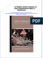 Textbook Global Food Global Justice Essays On Eating Under Globalization Mary C Rawlinson Ebook All Chapter PDF