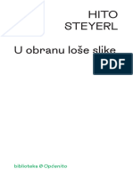 Hito Steyerl U Obranu Loše Slike