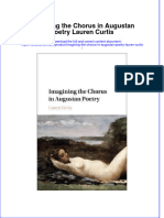 Textbook Imagining The Chorus in Augustan Poetry Lauren Curtis Ebook All Chapter PDF
