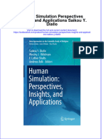 Download pdf Human Simulation Perspectives Insights And Applications Saikou Y Diallo ebook full chapter 