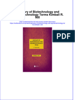 Download textbook Glossary Of Biotechnology And Agrobiotechnology Terms Kimball R Nill ebook all chapter pdf 