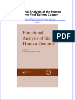 Download pdf Functional Analysis Of The Human Genome First Edition Cooper ebook full chapter 