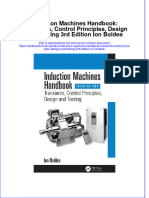 PDF Induction Machines Handbook Transients Control Principles Design and Testing 3Rd Edition Ion Boldea Ebook Full Chapter