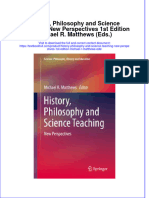 Textbook History Philosophy and Science Teaching New Perspectives 1St Edition Michael R Matthews Eds Ebook All Chapter PDF